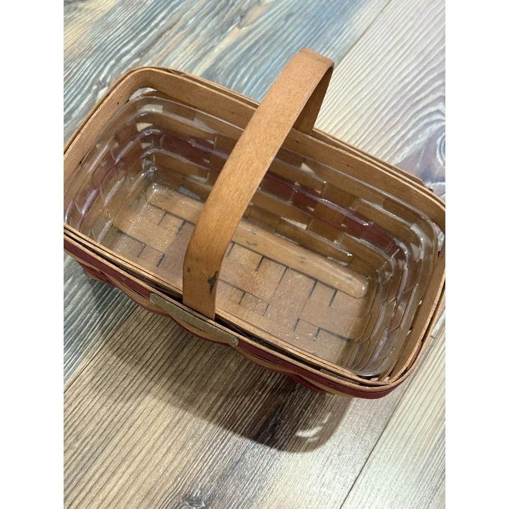 Longaberger Christmas Collection Gingerbread Basket W Liner 1990